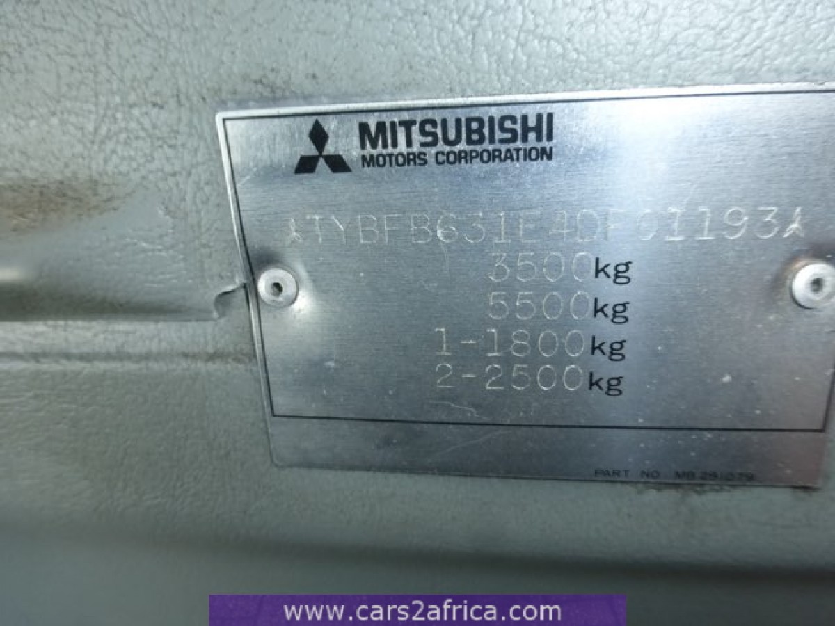MITSUBISHI Canter FB 631 2.8 D 63721 used, available from stock